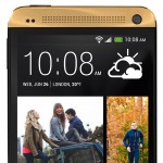 Gold HTC One - Front