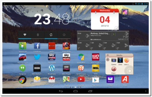 Lenovo IdeaTab S6000 Review homescreen