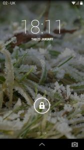 Moto G Lock Screen