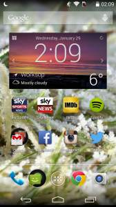 Moto G Home Screen1