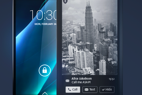 Dual Screen Yotaphone unveiled at Mobile World Congress