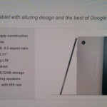 The HTC Volantis nine-inch Nexus tablet The HTC Volantis nine-inch Nexus tablet