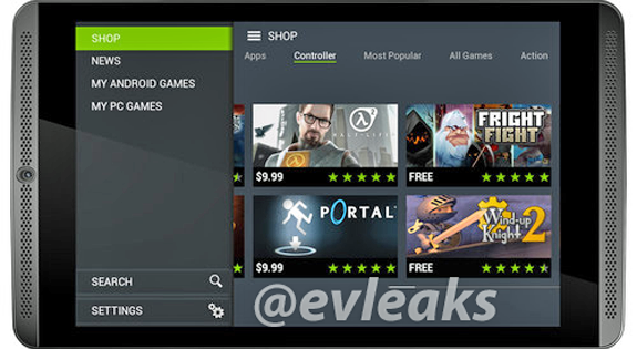 NVIDIA Shield Tablet leaked online