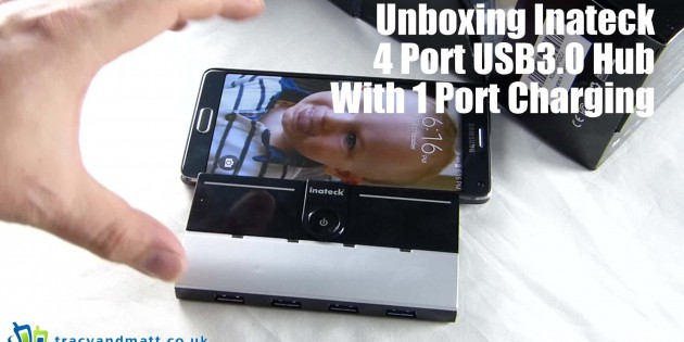 Unboxing Inateck  4 Port USB3.0 Hub  With 1 Port Charging