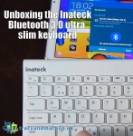 Unboxing the Inateck Bluetooth 3.0 ultra slim keyboard