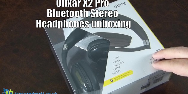 Olixar X2 Pro Bluetooth Stereo Headphones unboxing