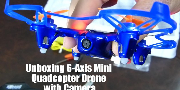 Unboxing 6 Axis Mini Quadcopter Drone with Camera