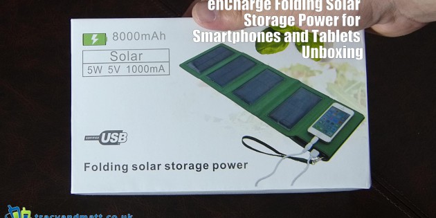 enCharge Folding Solar Storage Power for Smartphones and Tablets Unboxing