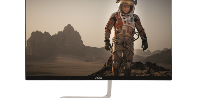 A gorgeous AOC IPS displays with asymmetric stand