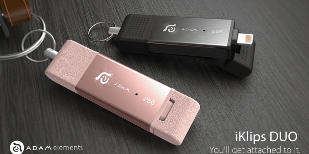 Adam Elements launches its brand new Apple Lightning flash drive iKlips DUO