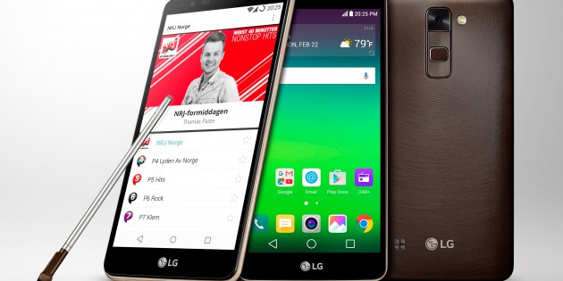 LG Stylus 2 first smartphone to support DAB+