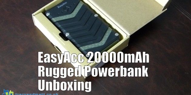 EasyAcc 20000mAh Rugged Powerbank Unboxing