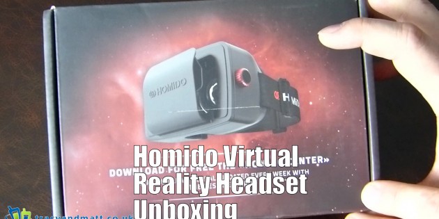 Homido Virtual Reality 3D Wireless Headset Glasses for Smartphones Unboxing