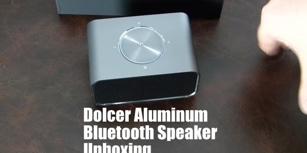 Dolcer Aluminum Bluetooth Speaker Unboxing