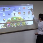 Lazertouch mini projector transforms a surface into 150-inch touchscreen