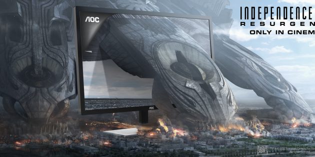 Blockbuster Independence Day returns with AOC as its official monitor partner