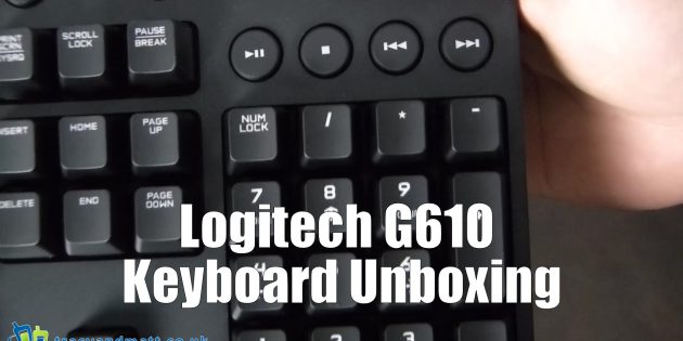 Logitech G610 Onion Red Keyboard Unboxing
