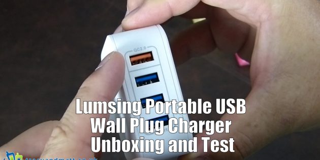 Lumsing Portable USB Wall Plug Charger Unboxing and test – Discounted