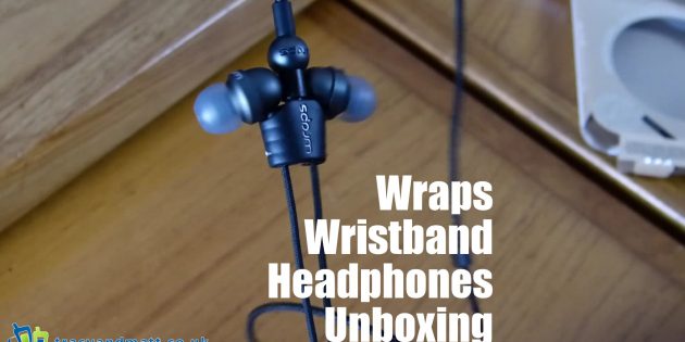 Wraps Wristband Headphones Unboxing