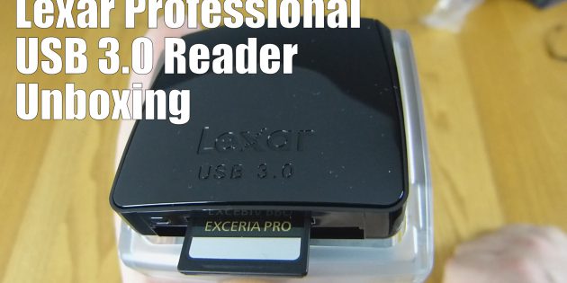 Lexar Professional USB 3.0 Dual Slot Reader Unboxing