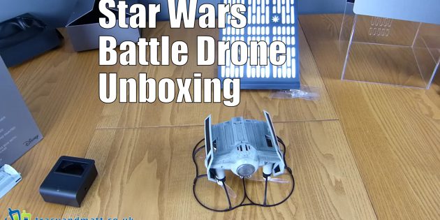 Star Wars Battle Drone Darth Vader’s TIE Advanced X1 Unboxing