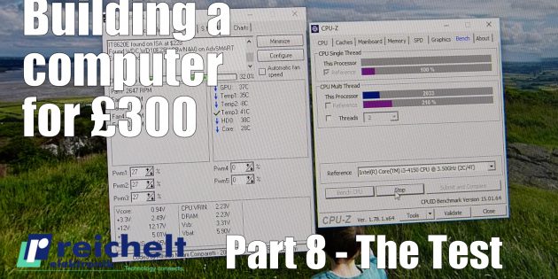 Building a computer for £300 – Part 8 – The Test