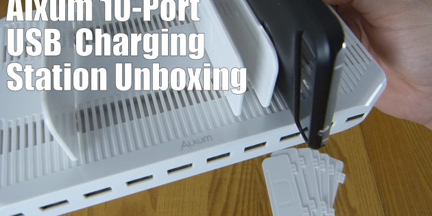 Alxum 10-Port USB Charging Station Unboxing