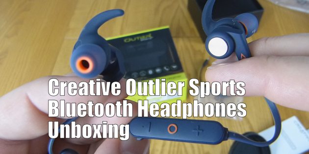 Creative Outlier Sports Bluetooth Headphones Unboxing