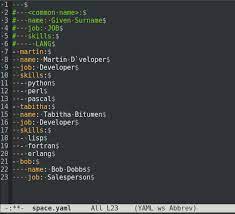 YAML: A Human-Friendly Data Serialisation Language