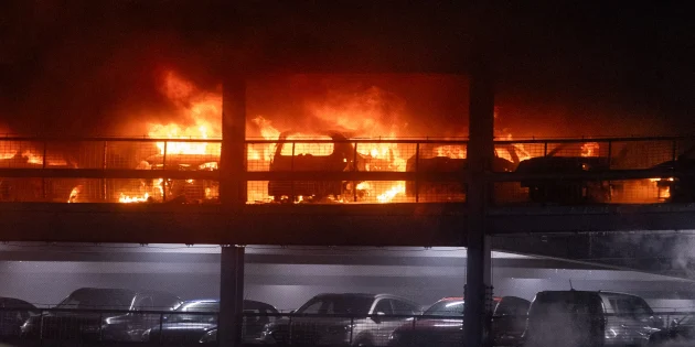 Huge Fire in Luton Airport Carpark Calls into Question the Safety of Electric Vehicles